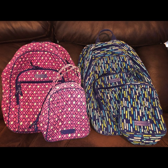 Vera Bradley Handbags - Vera Bradley backpacks with lunchbox!